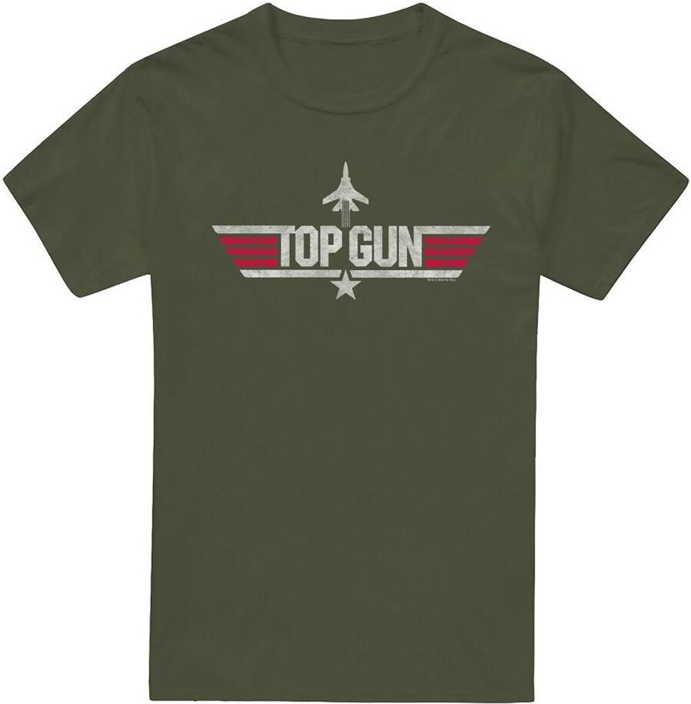 Top Gun - T-Shirt für Herren TV6831 (L) (Militärgrün)