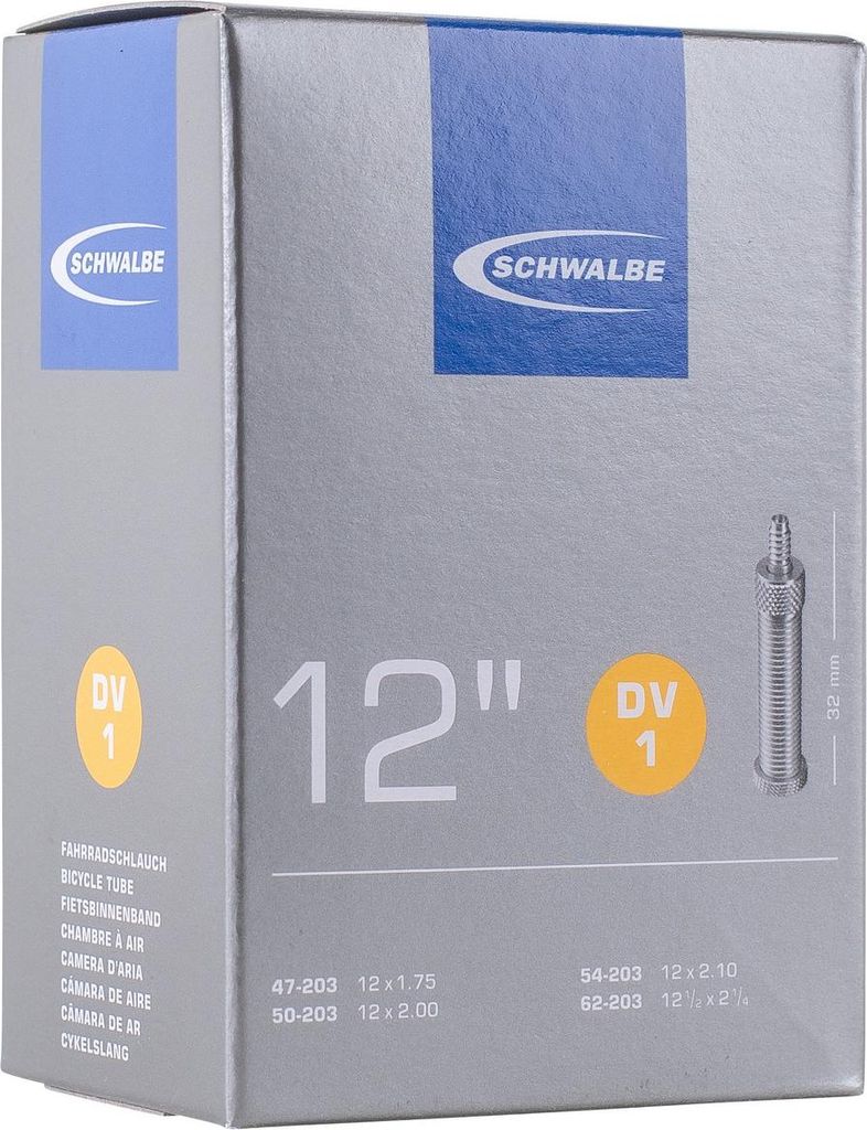 Schwalbe Schlauch DV1 32mm (12") 47/62-203 Produktbild 