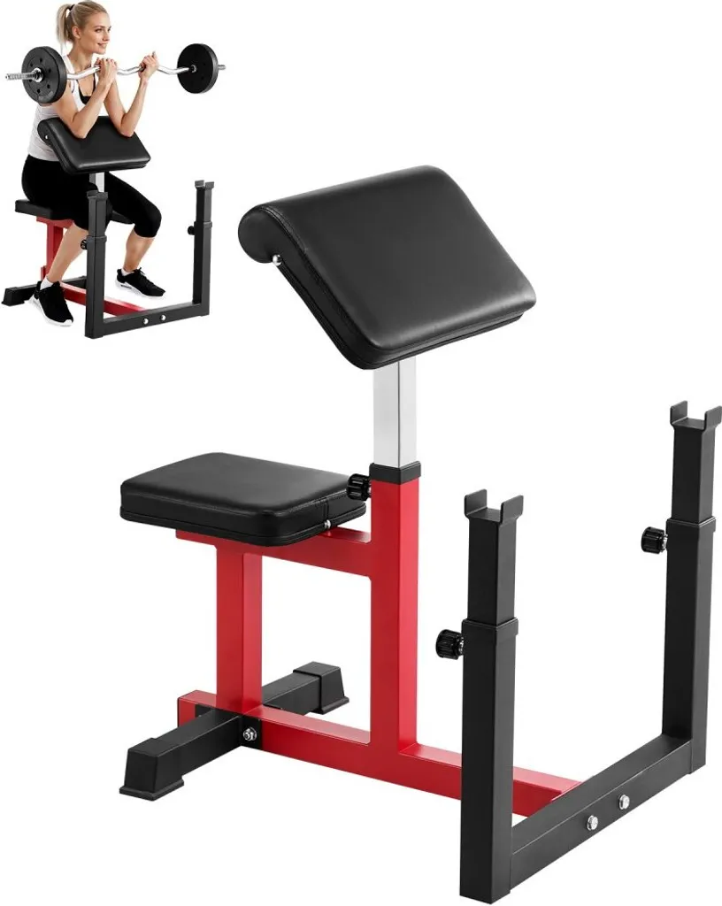 Banc de curling biceps 200kg : stoppez les douleurs de dos en muscu