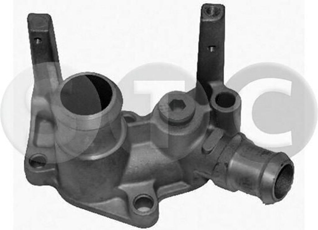 STC T404844 Kühlmittelflansch für FORD Fiesta Mk5 Schrägheck (JH1, JD1, JH3, JD3) Wasserflansch