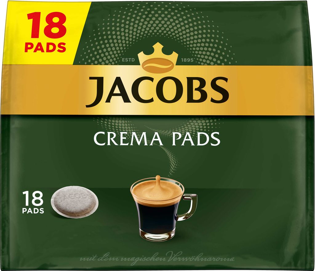 JACOBS Pads Crema Classic 270 Getränke - 15x18 Kaffeepads Produktbild 3