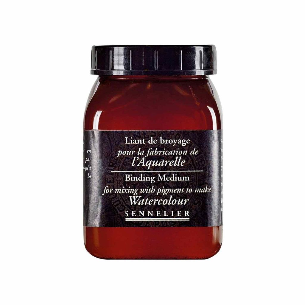 Sennelier Aquarellbindemittel 200 ml gebrauchsfertig zum Mischen mit Pigmenten für brillante Farben
