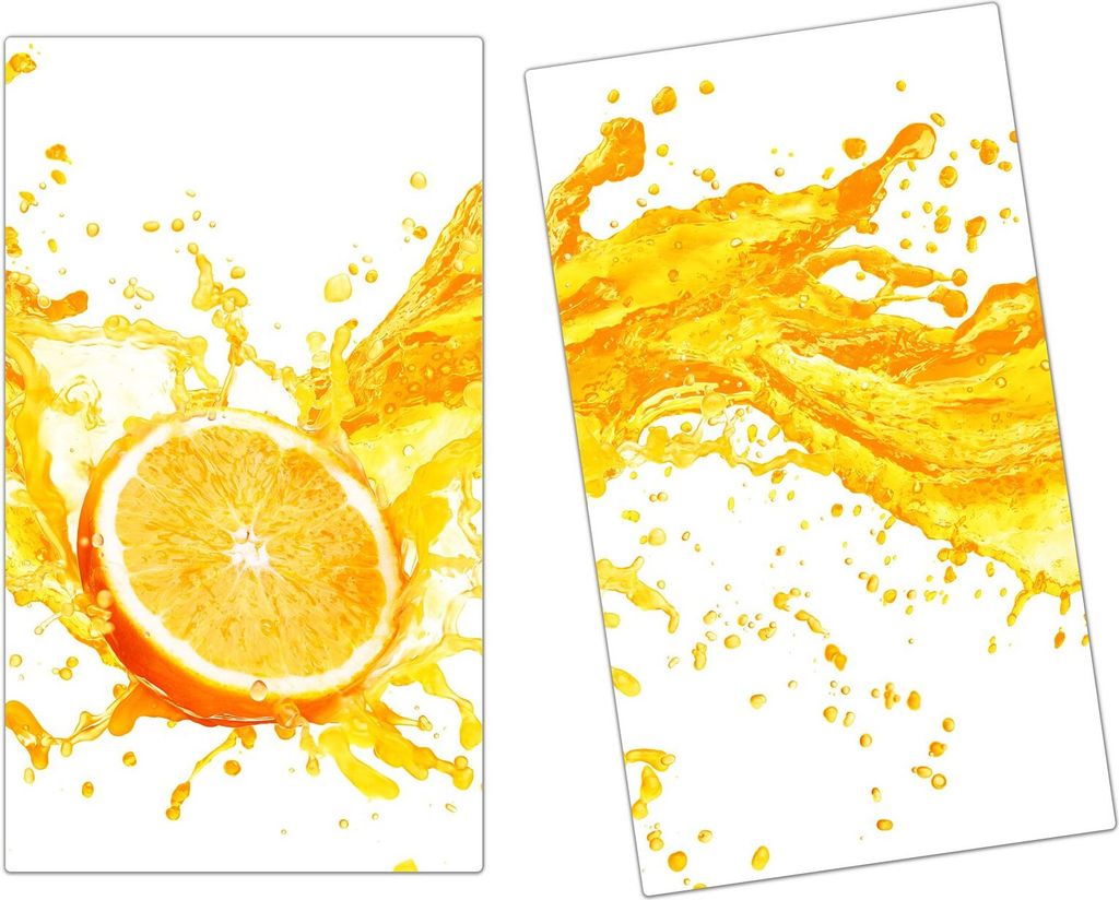 Spritzschutz Herdabdeckplatte Schneidebrett aus Glas Produktbild 