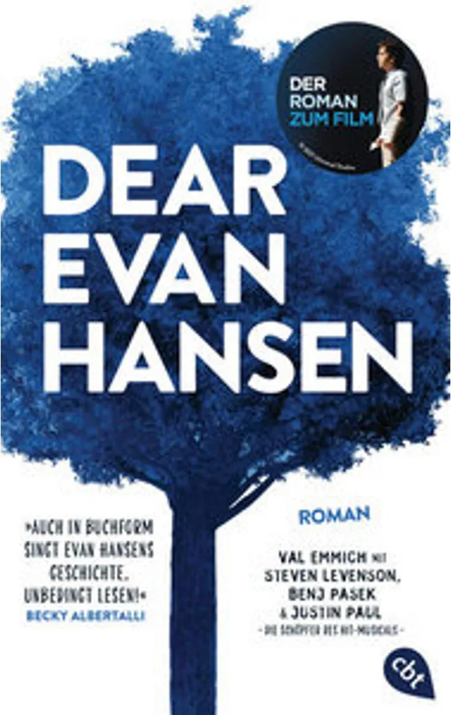 Roman Dear Evan Hansen version reliée par Val Emmich format luxe 368 pages