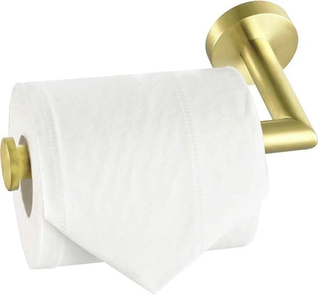 Support papier hygiénique durable en laiton brossé de qualité