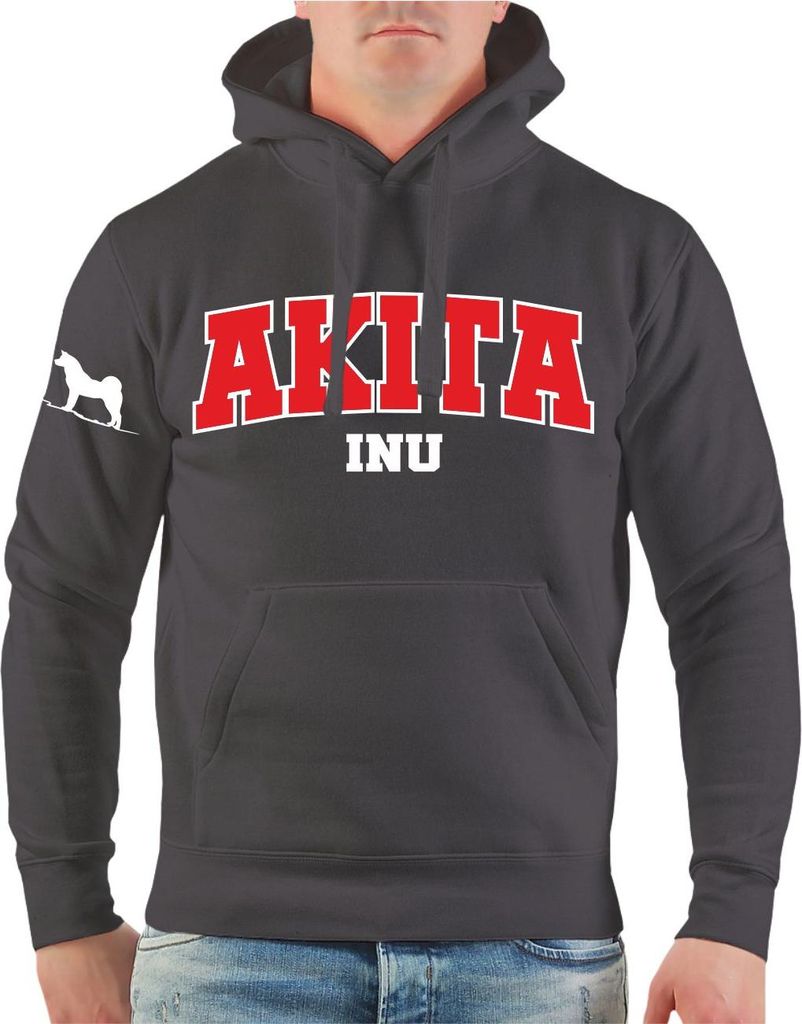 Herren Kapuzenpullover Akita LOGO