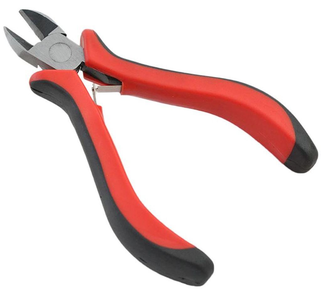 Schneidzange, DIY-Schmuckzubehör, handgefertigtes Werkzeug, CRV-Körper, TPR-Griff, Hardware, 1 Stück