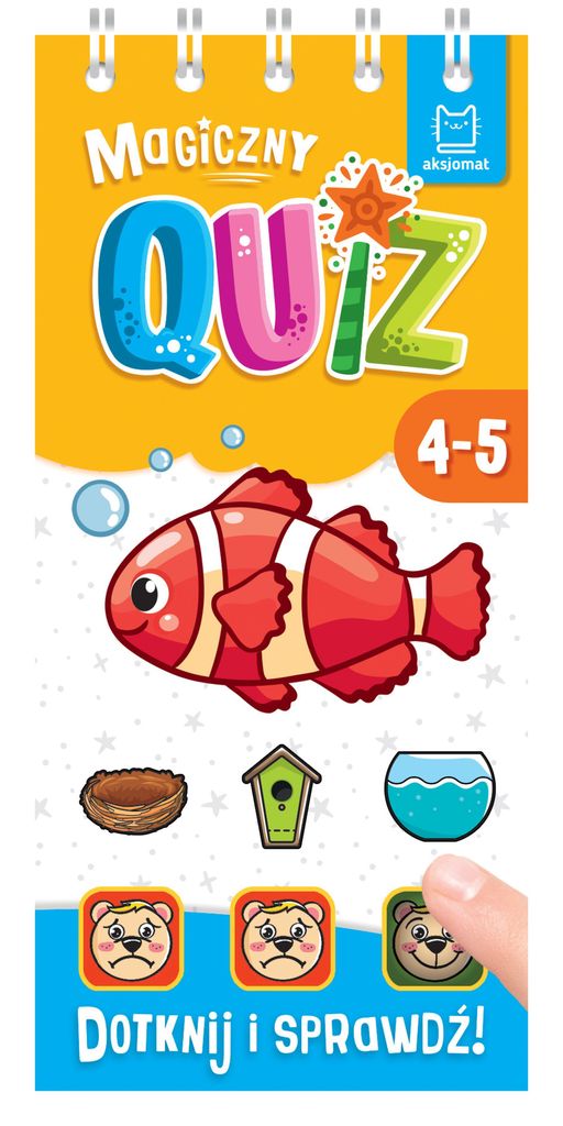 Magiczny quiz z rybkš Dotknij i sprawd 4-5 37330 Obrázek produktu 