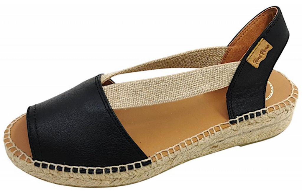 Toni Pons Etna  Sandalen Touwzool - Zwart - Maat 40 Produktbild 