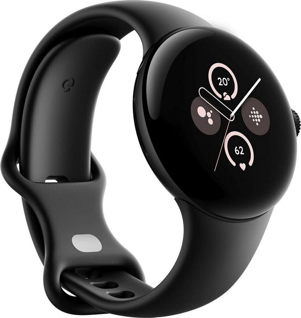 Google Pixel Watch 2 - The Best of Google and Fitbit - Heart Rate Monitoring, Stress Management, Security Features - Android - Matte Black Aluminum...