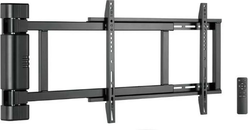 Support TV Mural 50kg Motorisé Ultra Robuste - Fixation Écran 32 à 75"