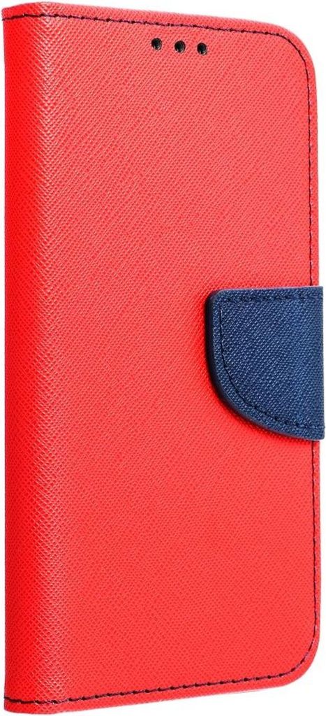 Buch Tasche "Fancy" kompatibel mit SAMSUNG GALAXY A54 5G Handy Hülle Brieftasche mit Standfunktion, Kartenfach Rot-Blau