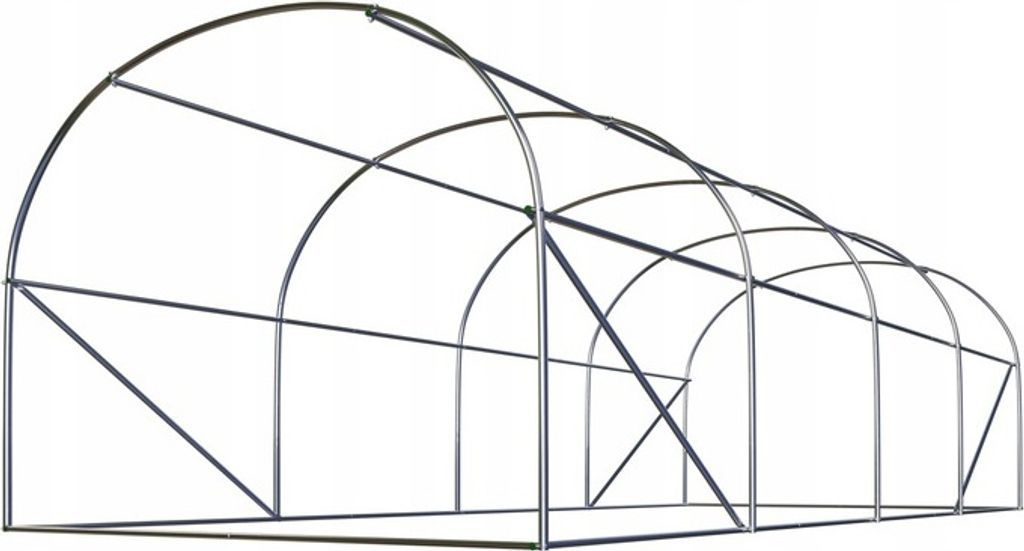 Gewächshaus Gartentunnel Folientunnel Garten Treibhaus Produktbild 4
