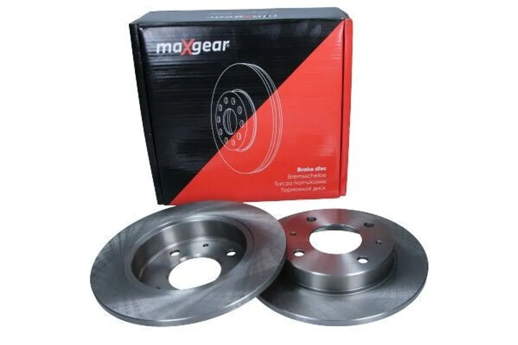 2 Disques de Frein Arrière MAXGEAR 19-1955 pour MITSUBISHI COLT VI 250mm