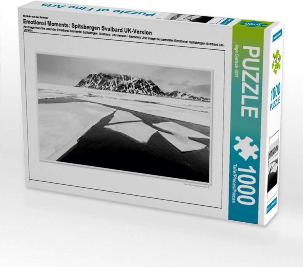 Calvendo Ein Motiv aus dem Kalender Emotional Moments: Spitsbergen Svalbard UK-Version 1000 Teile Puzzle quer 640x480mm, Gerlach GDT Ingo; 7311674