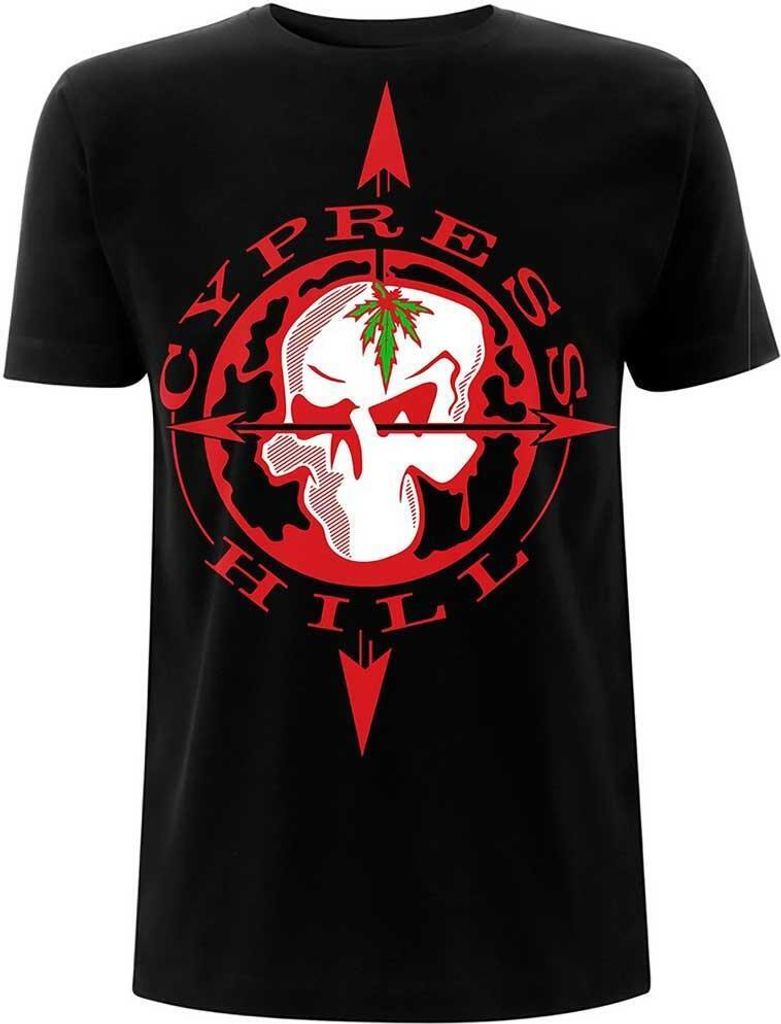 Cypress Hill - T-Shirt für Herren/Damen Uni RO9978 (S) (Schwarz)