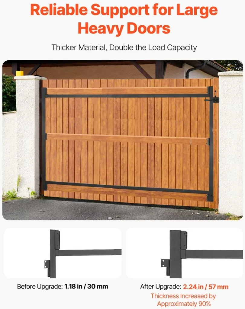 Kit de montage pour porte large, cadre adaptable de 1016 à 1829 mm - 4