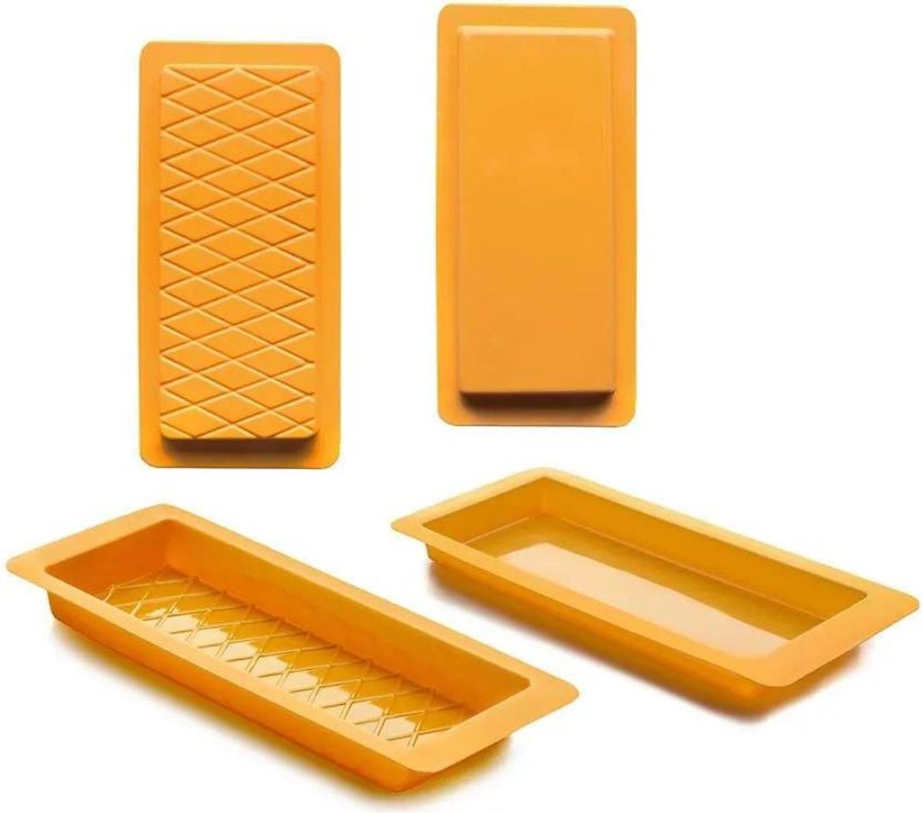 Ibili Glatte Nougatform Raute 2 Einheiten Golden Golden One Size