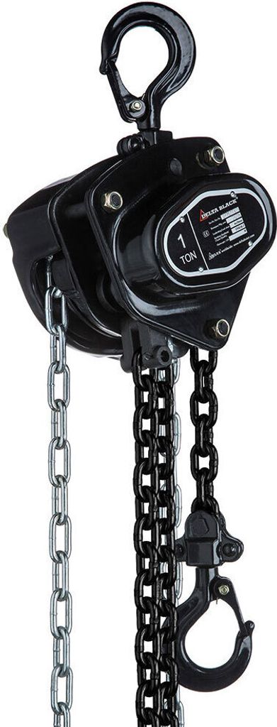 DELTA BLACK Stirnradkettenzug - 1t mit 3m Hubhöhe