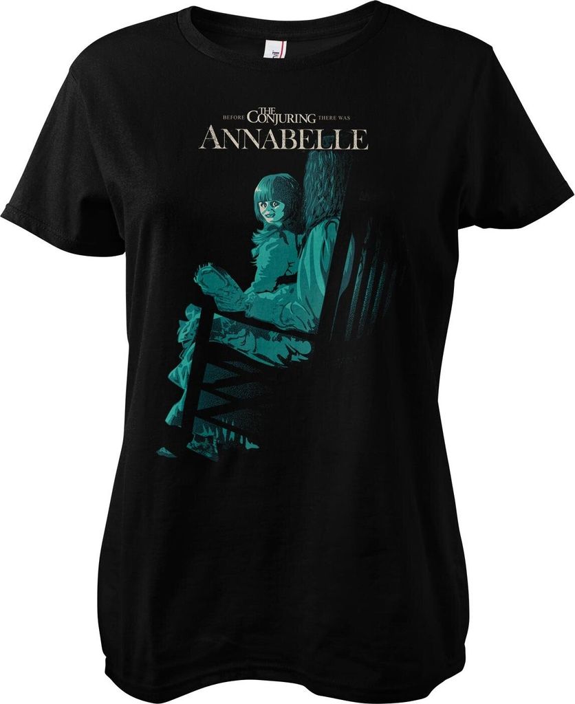 Annabelle Girly Tee - Large - Black