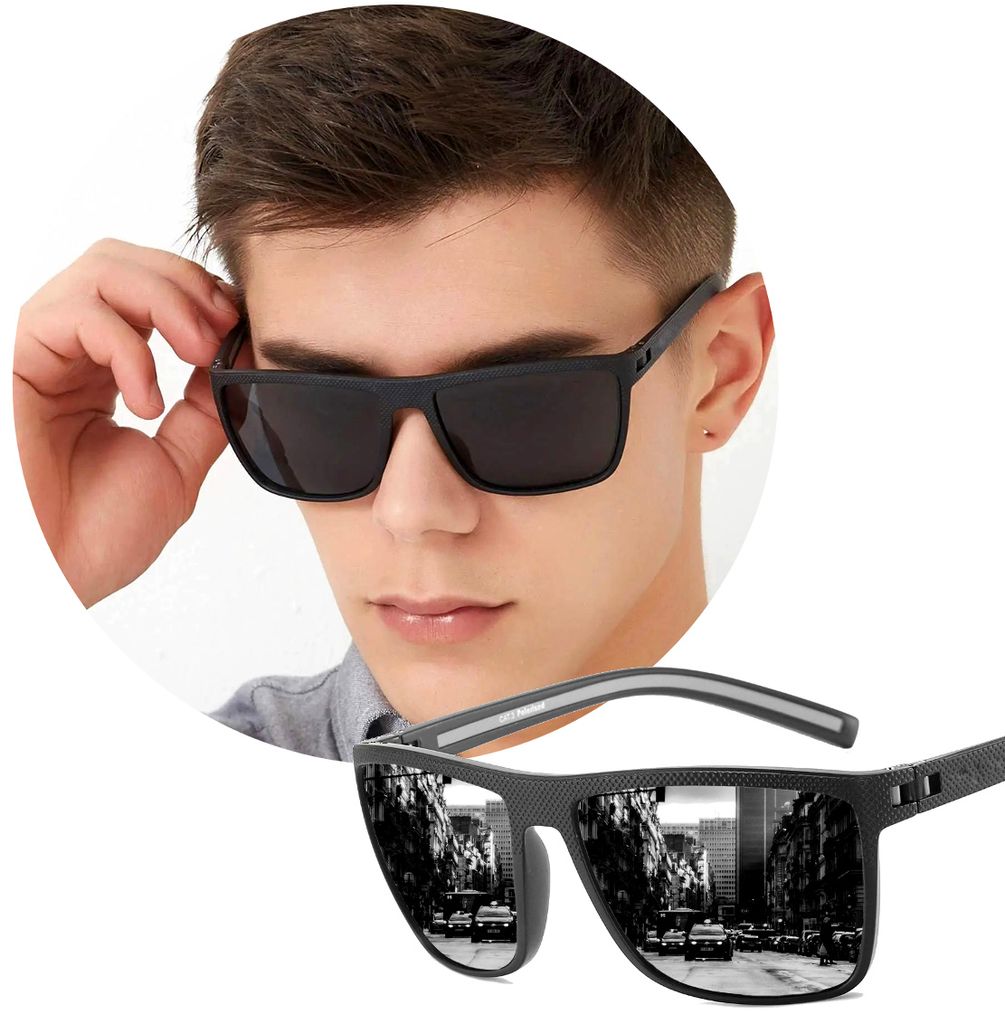 Camerazar Lunettes de soleil polarisées sport universelles Image du produit 