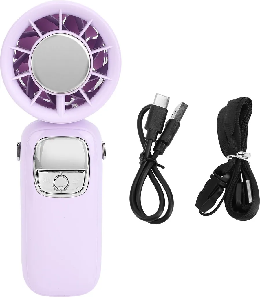 Mini Ventilatore da Collo Turbo 100 Marce LED: Raffreddamento USB - 1