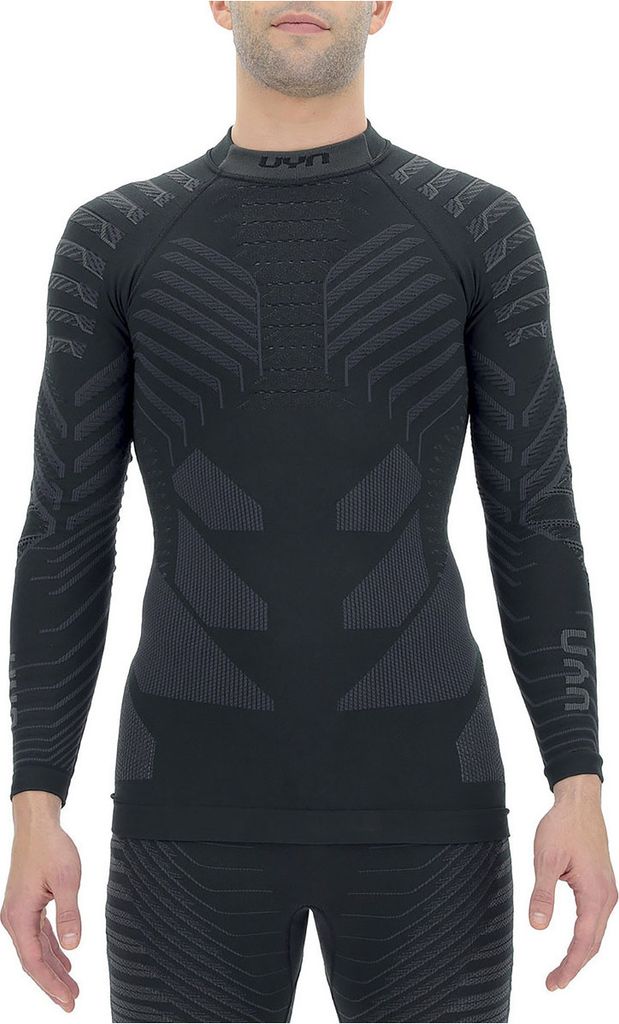 UYN Resilyon Funktionsshirt Rundhals Herren black/anthracite XXL
