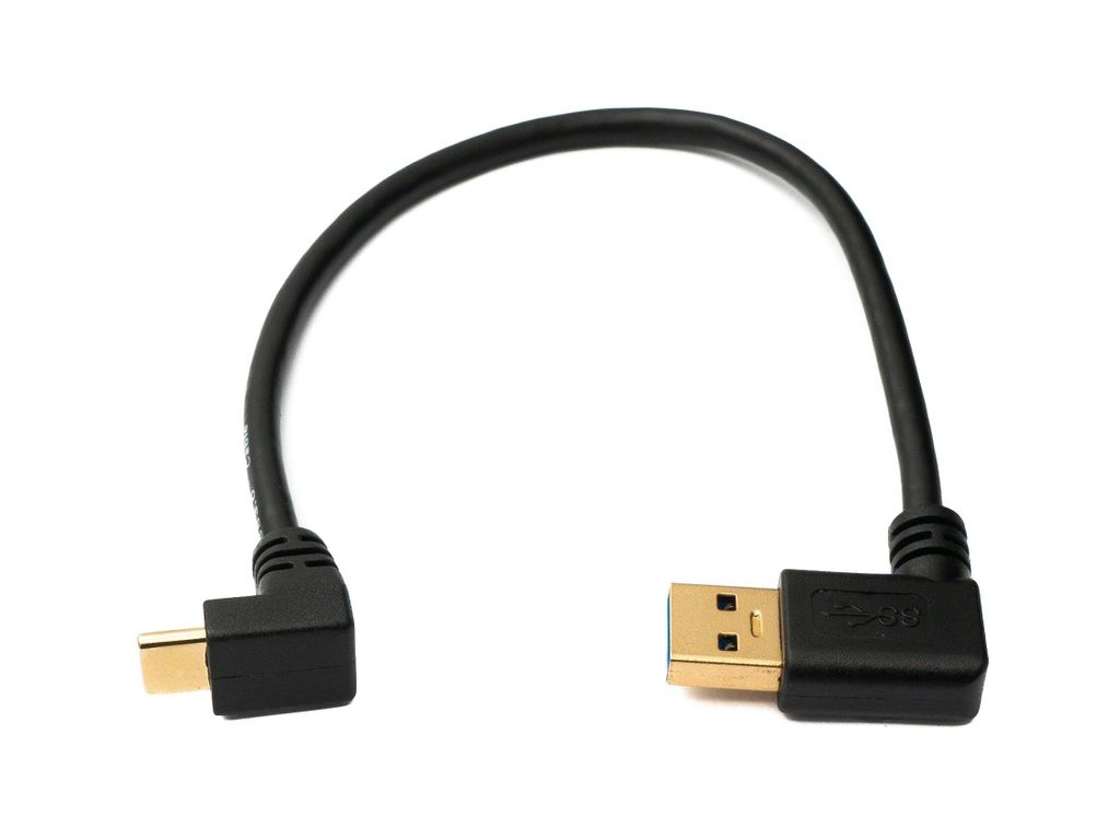 SYSTEM-S Kabel USB 3.1 20 cm wtyczka typu C do wtyczki 3.0 Zdjęcie produktu 