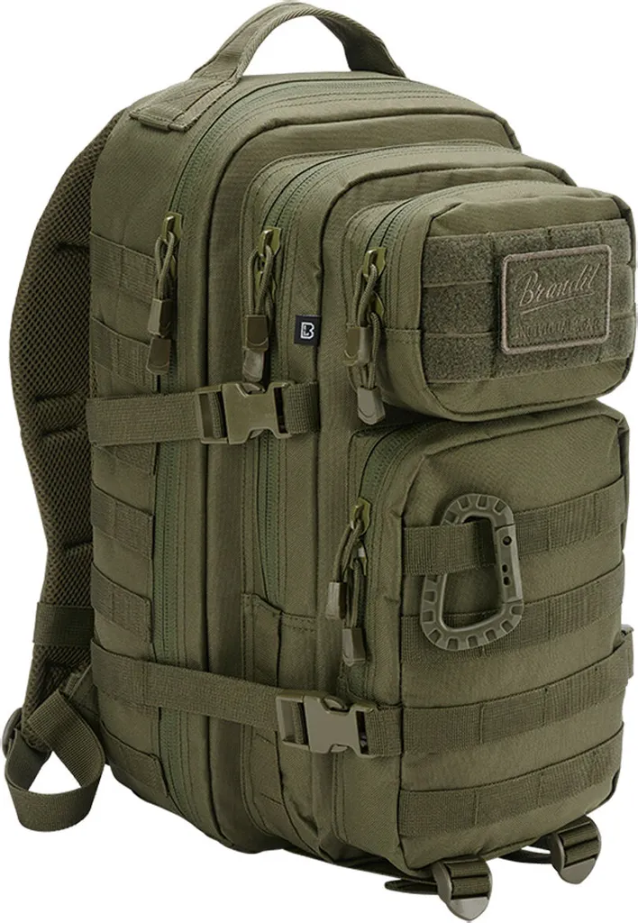 Sac Militaire MOLLE US Assault Pack Medium Olive avec Dos Rembourré - 6