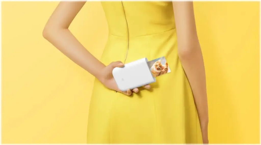 Xiaomi Mi Tragbarer Fotodrucker Farbe, ZINK Zero-Ink, Weiß Produktbild 