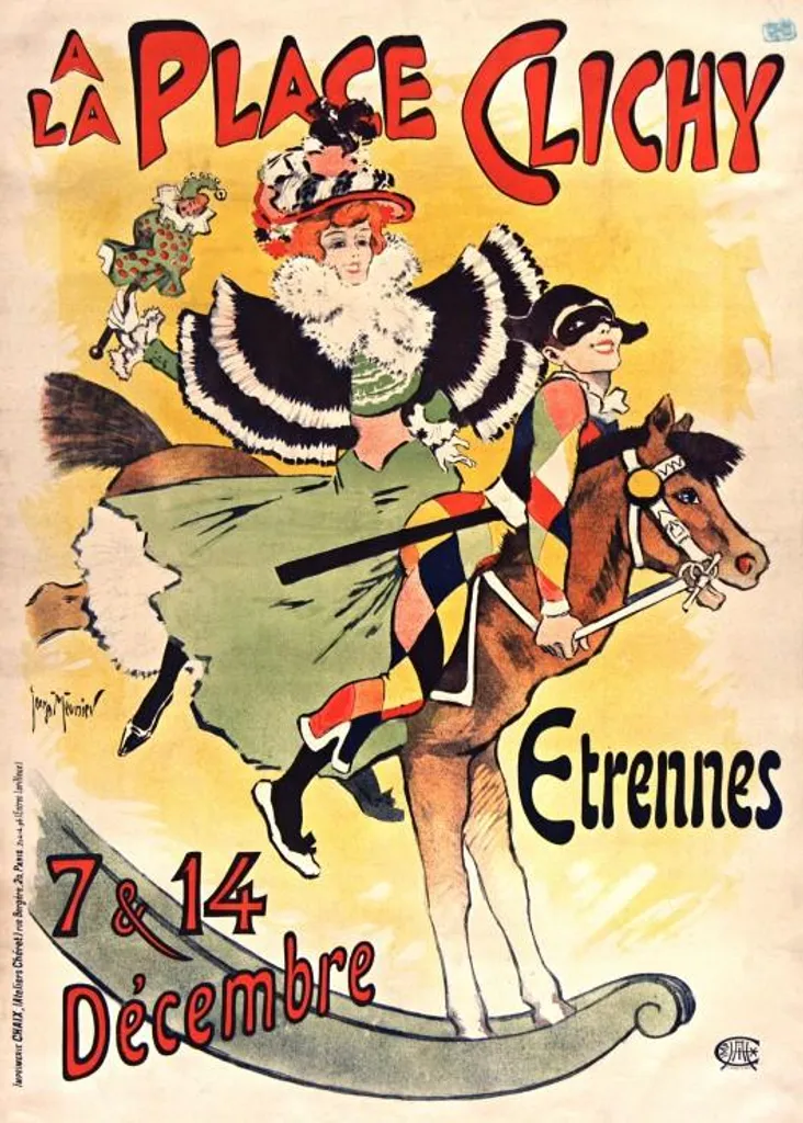 Grafika Puzzle Georges Meunier - A la Place Clichy 1897 de 500 pièces