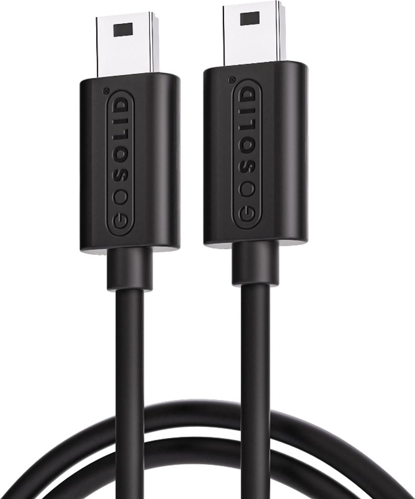 GO SOLID! Ladekabel für Smartphones Micro USB - Schwarz