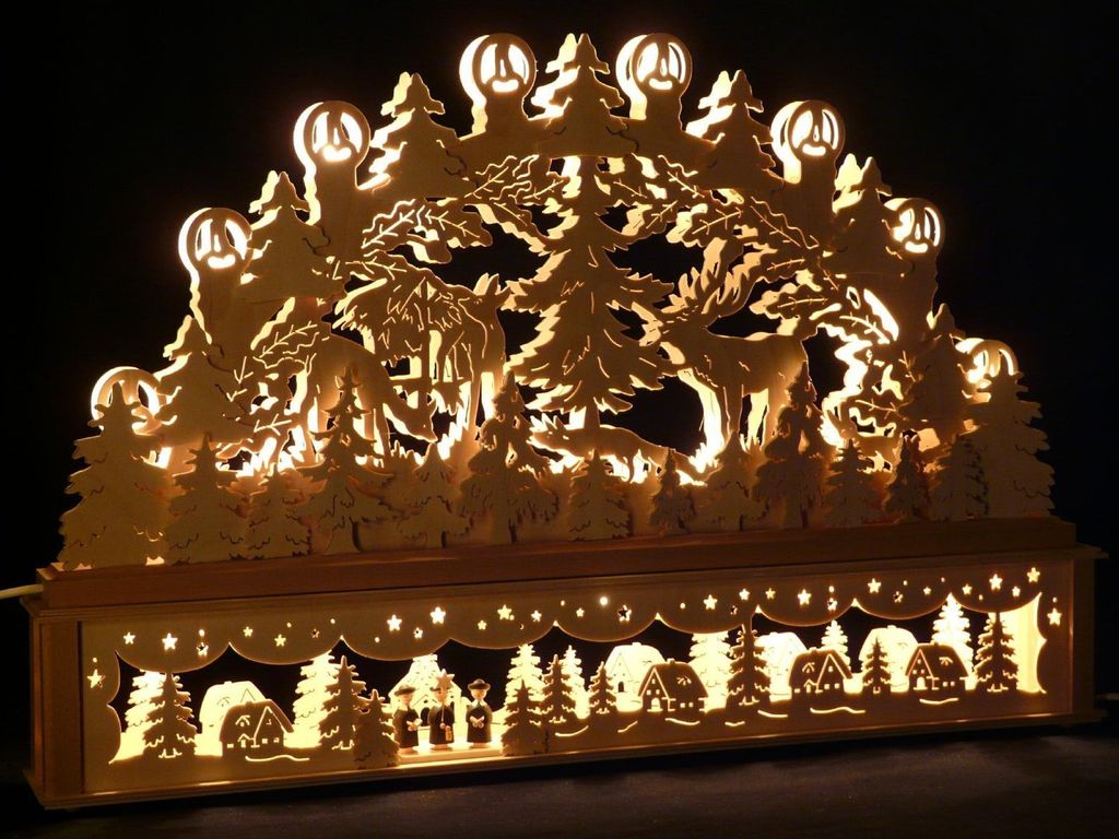 Original Erzgebirgischer Marken Schwibbogen Lichterbogen 70 x 53 cmK70-1_10