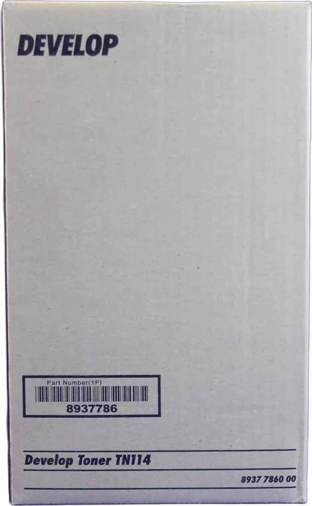 Toner noir Develop TN114 8937786-A idéal pour impression bureautique - 2