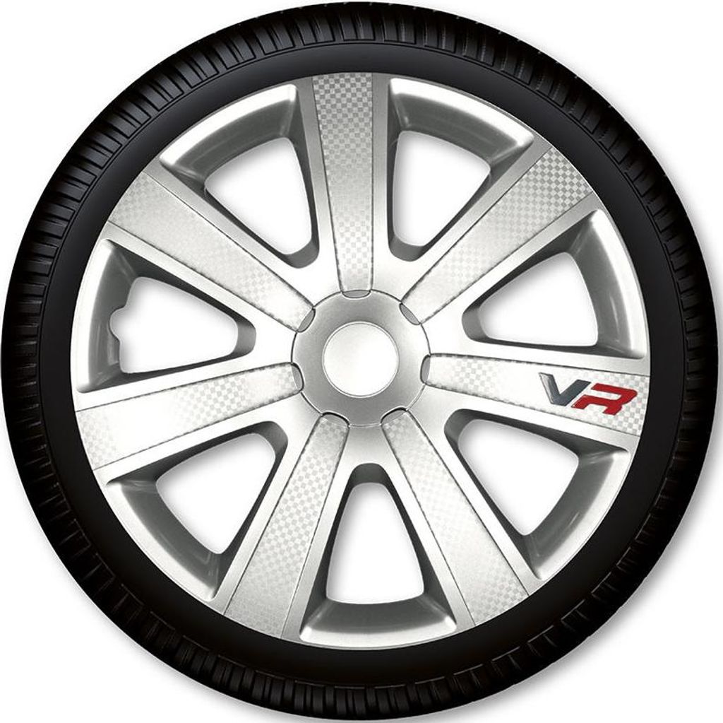 Puklice 15" VR Carbon - sada 4 kusov Obrázok produktu 