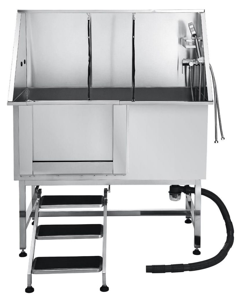 Station de lavage pour chiens SucceBuy en acier inoxydable, Image du produit 