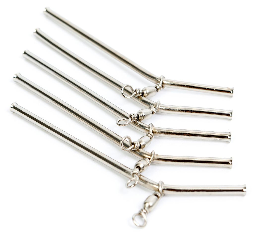 5 Anti Tangle Boom gebogen mit Wirbel 10 cm Produktbild 
