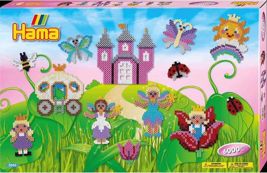 Hama Bügelperlen midi "Feenzauber" Geschenkpackung 6.000 Bügelperlen