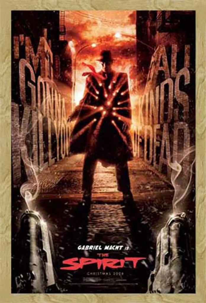 Affiche de Film The Spirit Encadrée en Bois Hêtre Shinsuke 61x91,5 cm