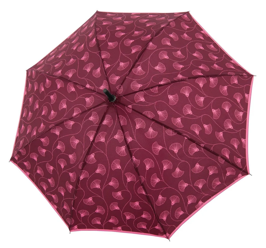 Grand Parapluie Canne Automatique Doppler Fiber Stabil Rose Framboise