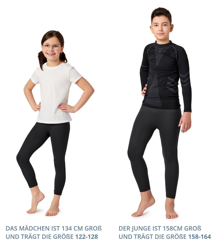 Ladeheid Sous-vêtements longs enfants garçons filles Image du produit 