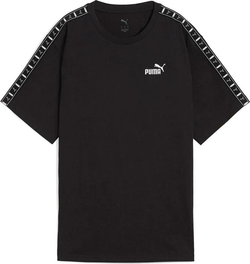 Puma Select Ess Tape Relaxed Fit Kurzarm-t-shirt Schwarz XS Damen Schwarz XS