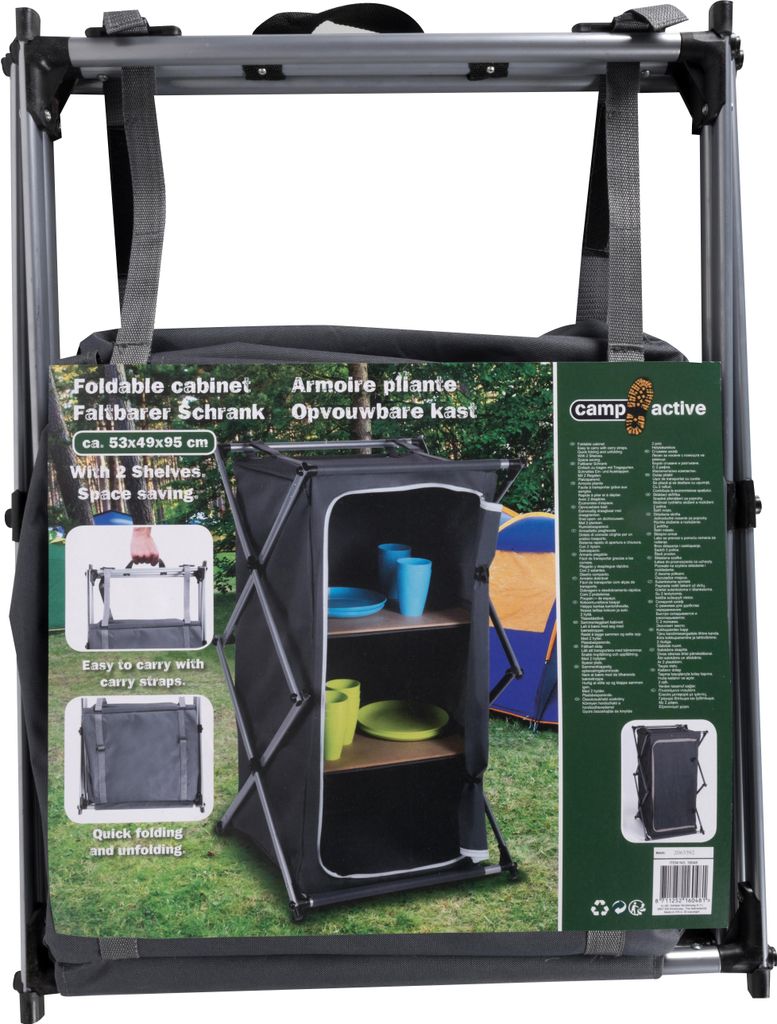 Camp Active Cupboard - skládací - 2 police - kompaktní - Obrázek produktu 