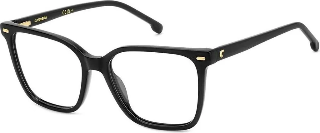 Look Urban-Chic con Carrera 3011 807 Nero - Occhiali Vista Donna