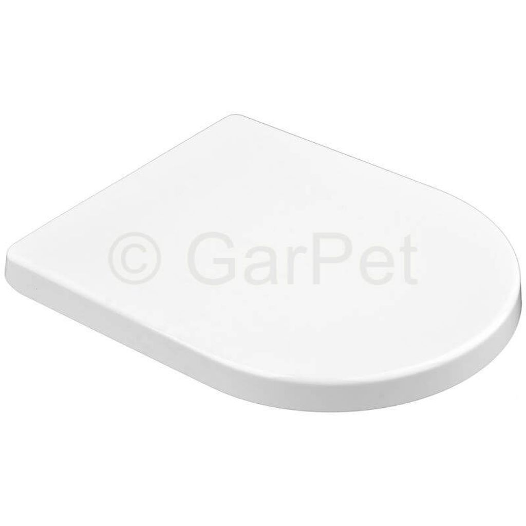 YEAUPE PRO WC-Sitz D-Form - Soft-Close Absenkautomatik Bis 175kg 45x36cm