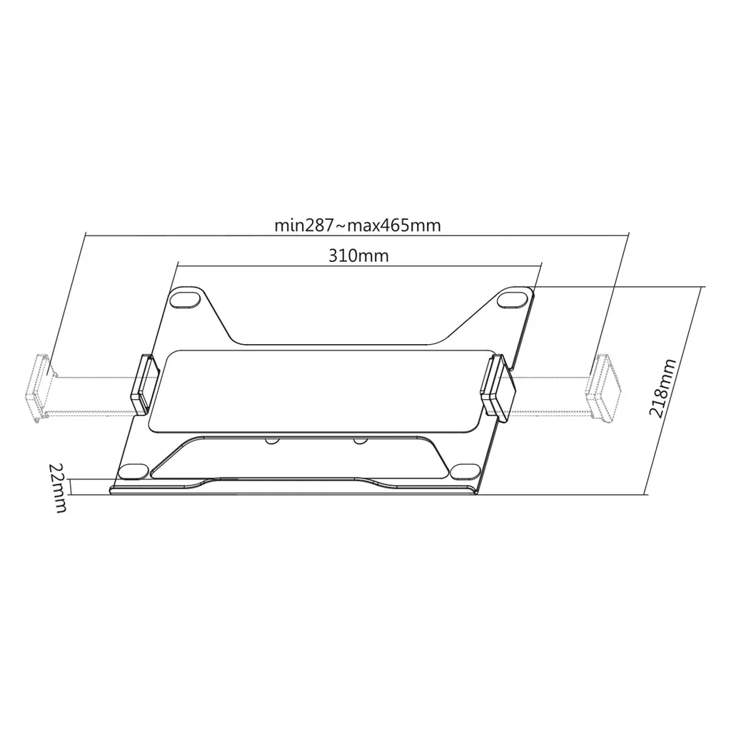 Support Notebook VESA Argenté : Solution Posture et Confort VALUE - 2