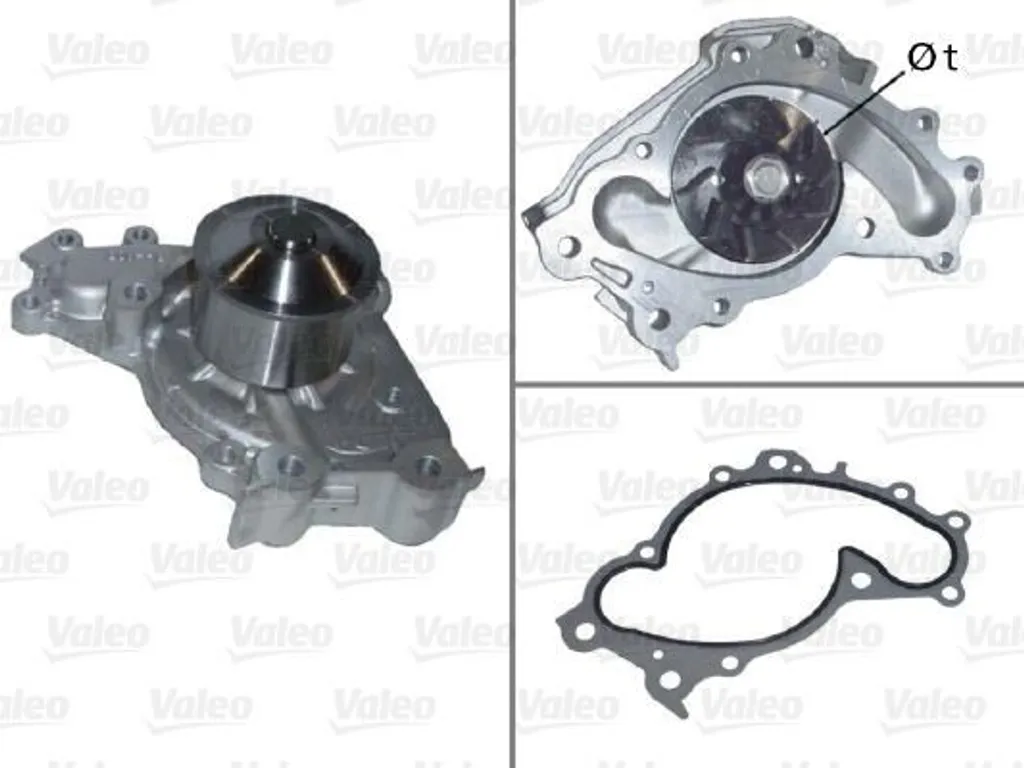 Pompe à eau de remplacement Valeo 506618 pour Lexus RX et Camry V3
