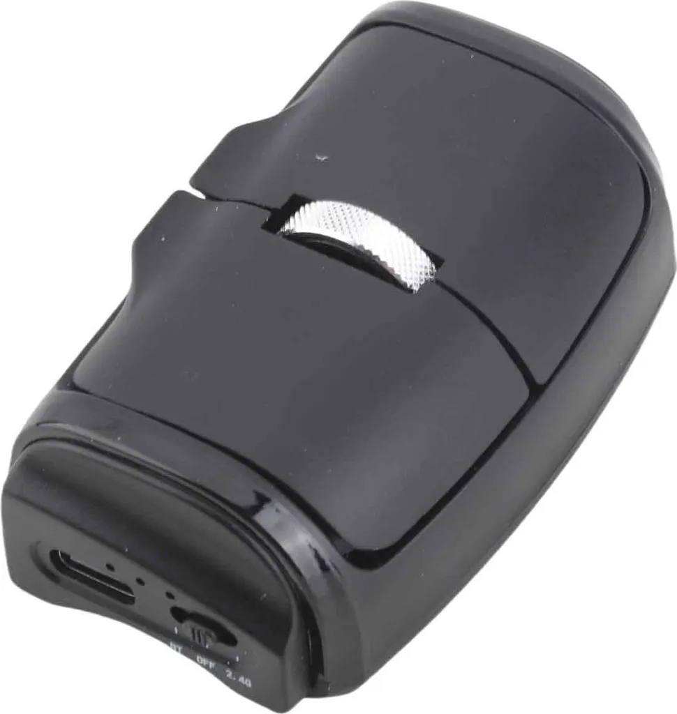 Souris sans fil Bluetooth et 2.4G compacte à usage vertical/horizontal