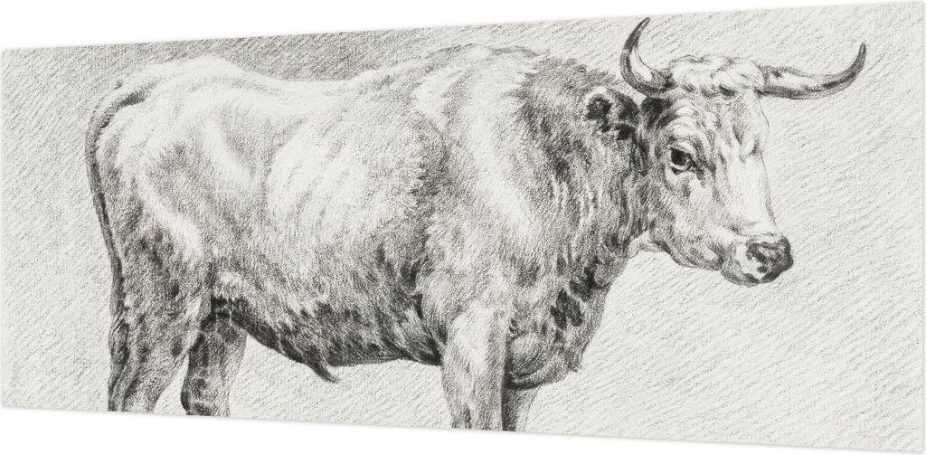 Wandtapete - Dekorative Tapete für Wohnzimmer- Tapetenfolie für Wanddekoration - 208x146 cm - Bullenstift