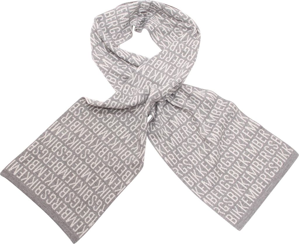 8624AQ sciarpa uomo BIKKEMBERGS man wool blend scarf